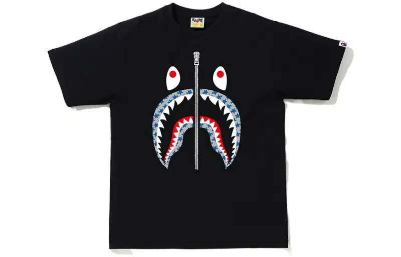 A BATHING APE T Shirts Men's Crew Neck Moderate Straight Fit