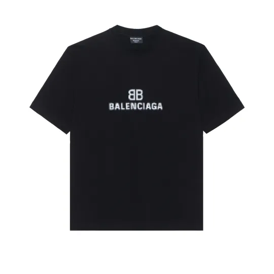 Balenciaga Mens Bb Pixel Medium Fit T shirt