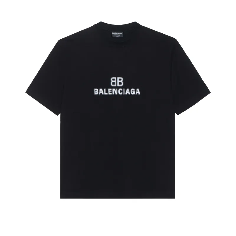 Balenciaga Mens Bb Pixel Medium Fit T shirt