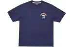 New Balance T Shirts Men's Purple Crew Neck Moderate Straight Fit