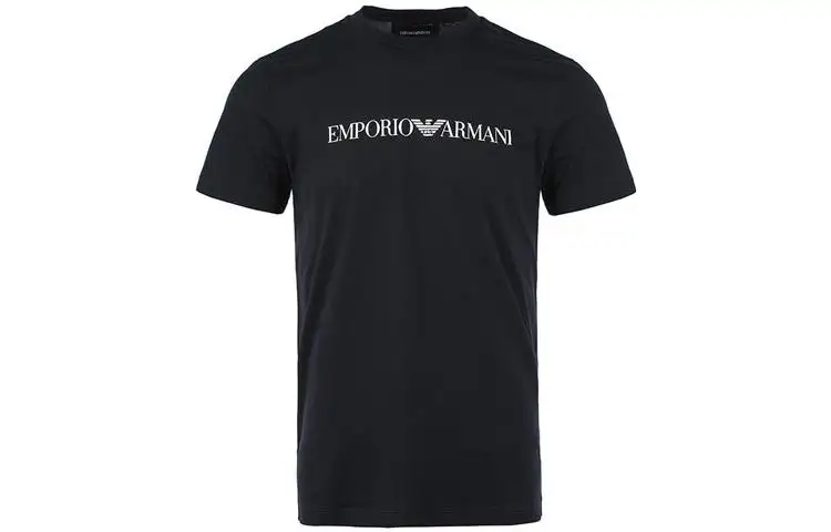 EMPORIO ARMANI Logo Printed Crewneck T Shirt