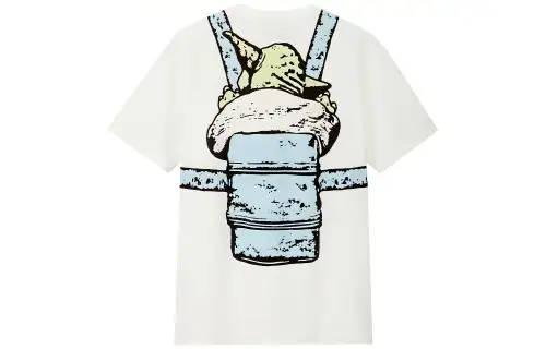 UNIQLO T Shirts Unisex White Crew Neck Moderate Straight Fit