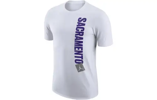 Jordan T Shirts Men's White Crew Neck Moderate