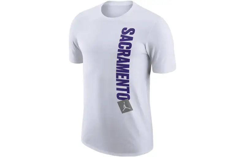 Jordan T Shirts Men's White Crew Neck Moderate