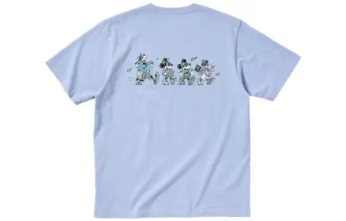 UNIQLO T Shirt Unisex Light Blue