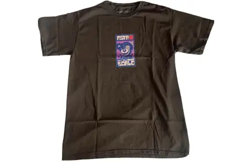 Travis Scott T Shirts Men's Brown Crew Neck Moderate Straight Fit