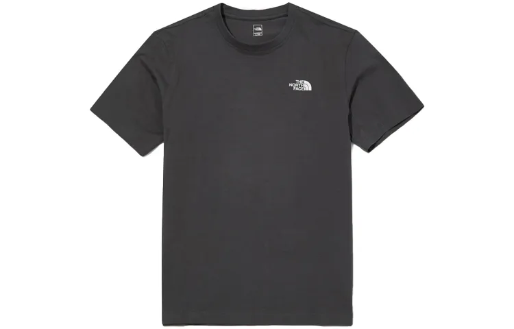 THE NORTH FACE T Shirt Unisex Charcoal Black