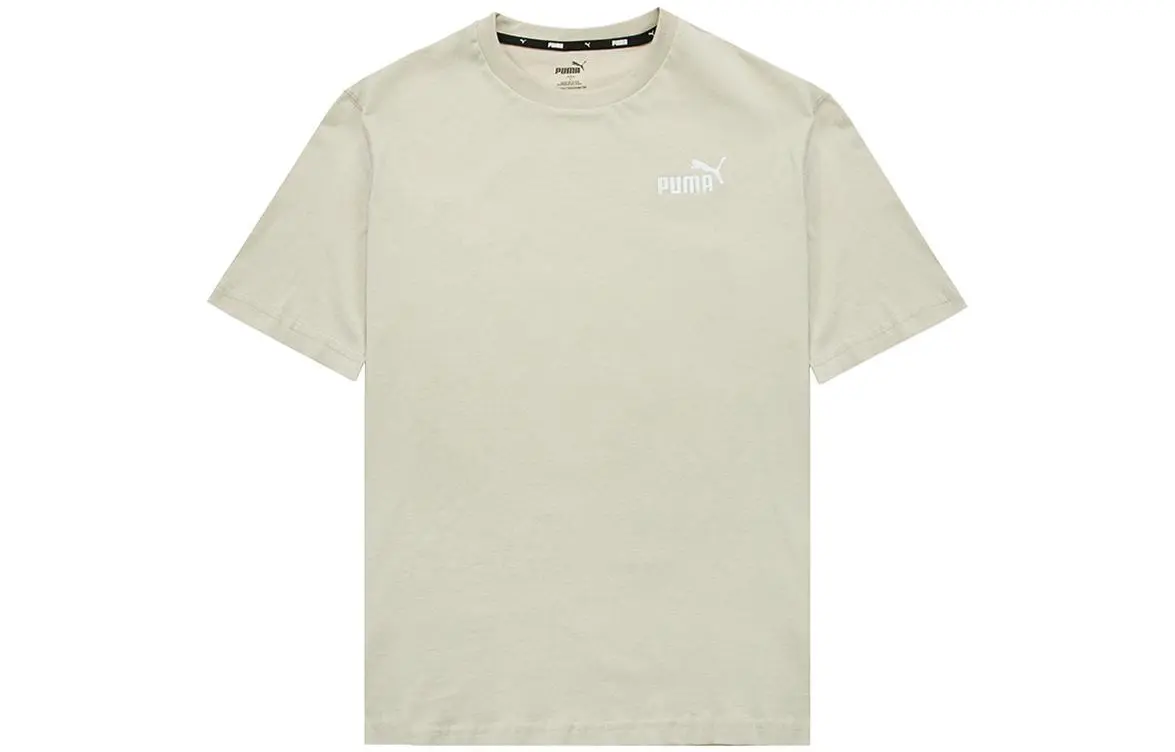 PUMA Drop Shoulder Sleeve T Shirt Men's Khaki