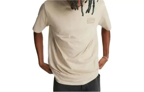 Converse T Shirts Men's Apricot Moderate Straight Fit