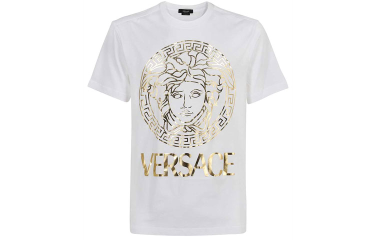 VERSACE Versace, golden white T-shirt