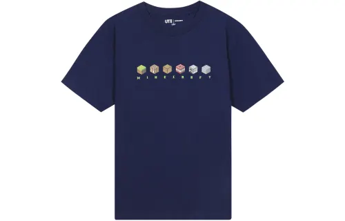 UNIQLO x Minecraft SS22 T Shirt Unisex Blue