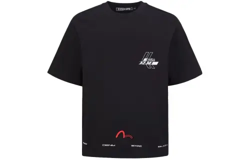 EVISU T Shirts Men's Crew Neck Moderate Straight Fit