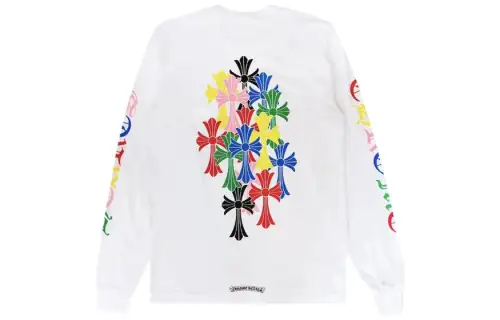 Chrome Hearts Multi Color Cross Cemetery L/S T shirt