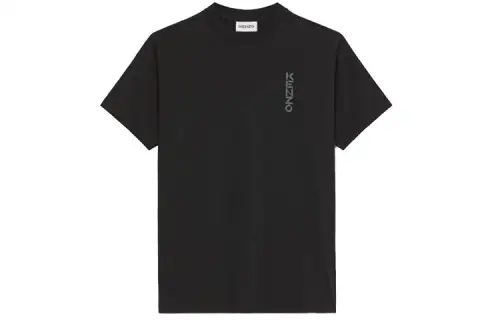 KENZO T Shirts Men's Black Crew Neck Moderate Straight Fit
