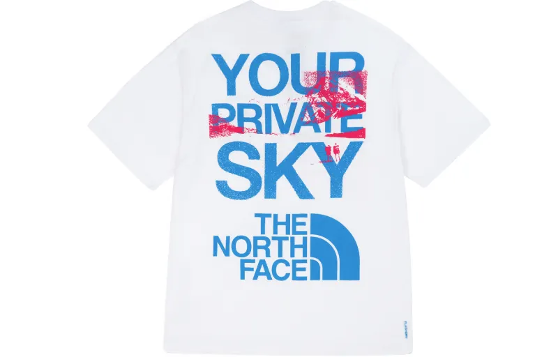 THE NORTH FACE Cangshi Yi Shui Collaboration Spring Summer Natural Journey Collection SS22 T Shirt Unisex White