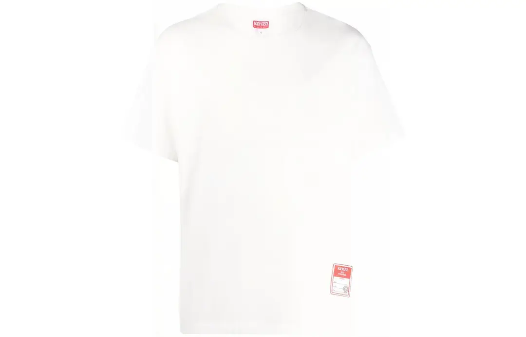 Kenzo logo-patch cotton T-shirt
