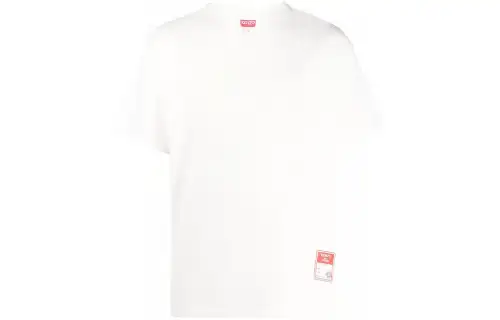 Kenzo logo-patch cotton T-shirt
