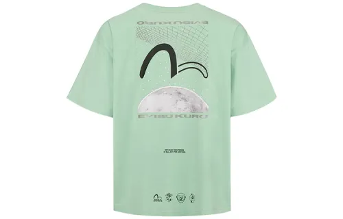 EVISU T Shirts Men's Crew Neck Moderate Straight Fit