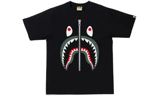 Bape Line 1st Camo Shark Tee