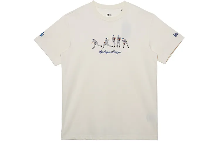 New Era SS22 T Shirt Unisex Ivory White