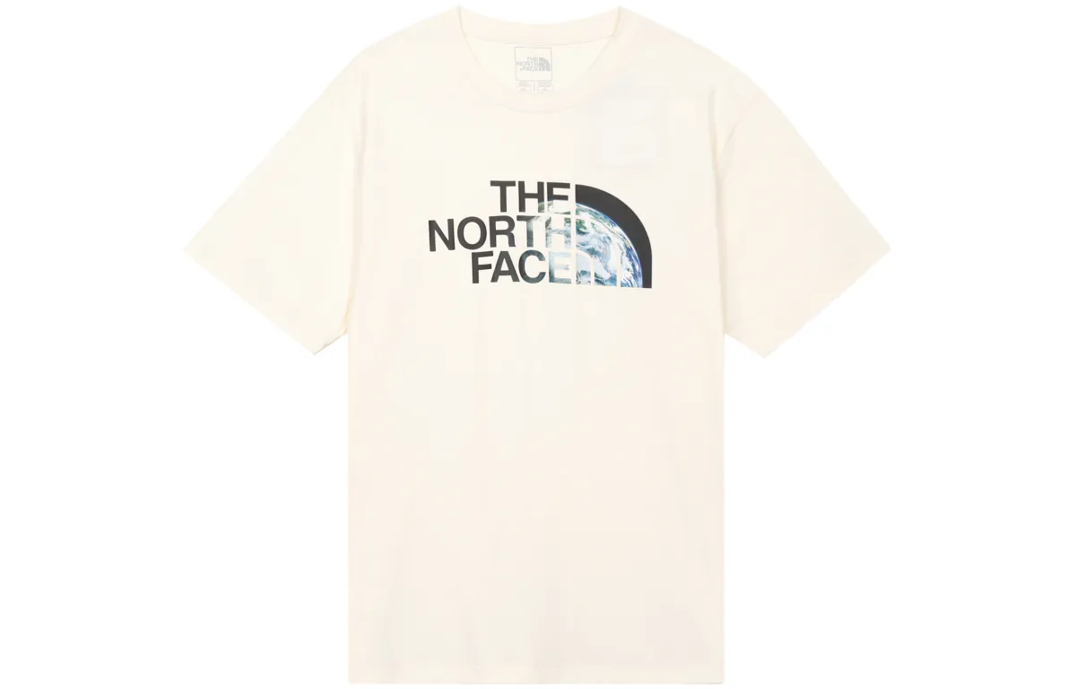 THE NORTH FACE Earth Printing SS22 Set in Sleeve T Shirt Men's White
