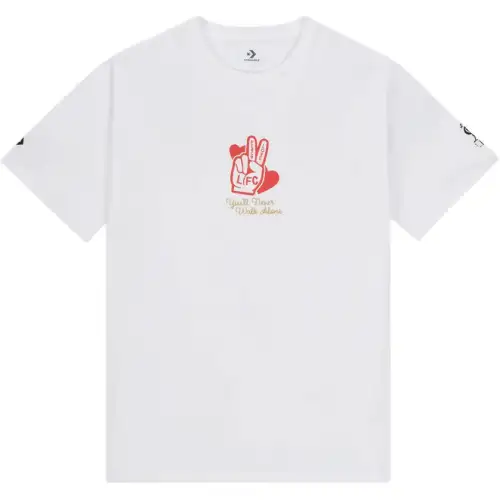 Converse × Liverpool FC SS23 T Shirt Unisex White