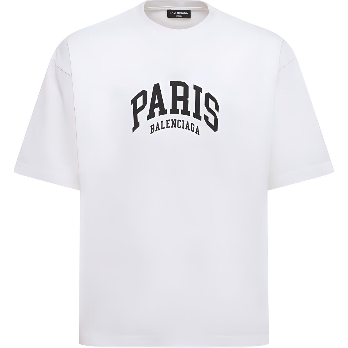 Balenciaga Mens Cities Paris Medium Fit T shirt