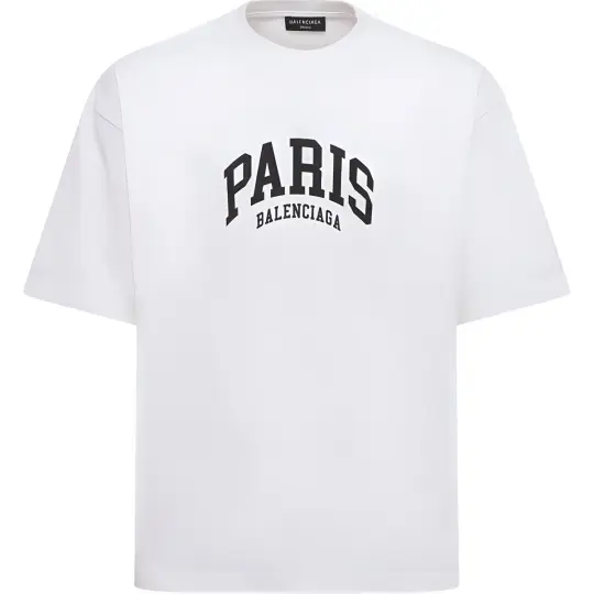 Balenciaga Mens Cities Paris Medium Fit T shirt
