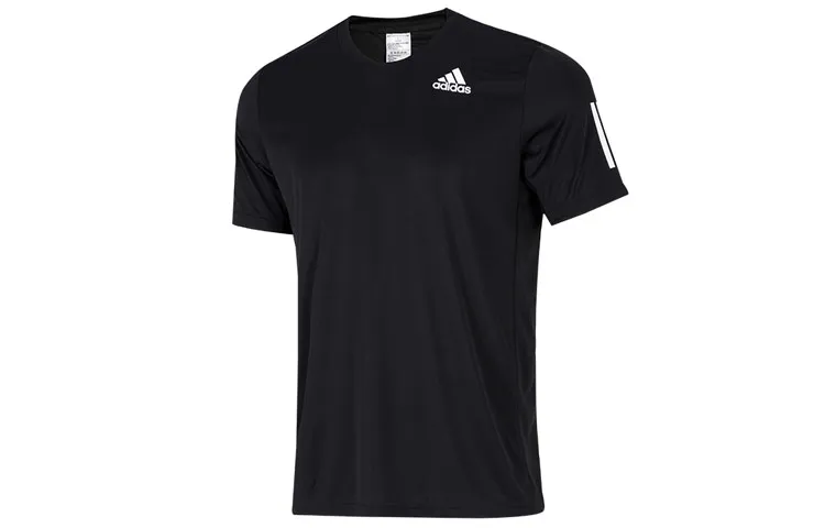 Adidas AEROREADY T-Shirts Men's Black Crew Neck Moderate Straight Fit