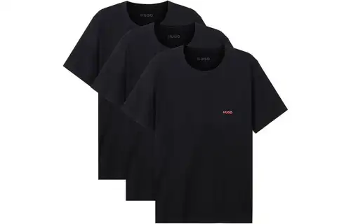 HUGO BOSS T Shirt Men's 3 Pack Black