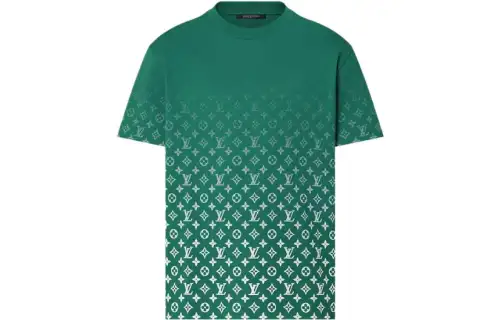 LOUIS VUITTON Pre Owned 2000s Monogram Gradient T shirt