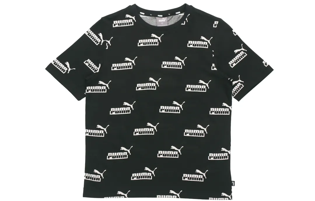 PUMA Set-in Sleeve T-Shirt Men's Black