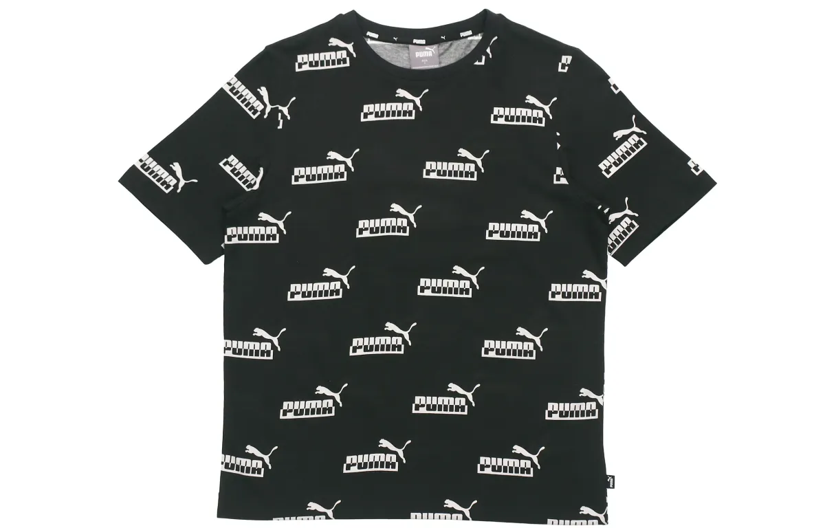 PUMA Set-in Sleeve T-Shirt Men's Black