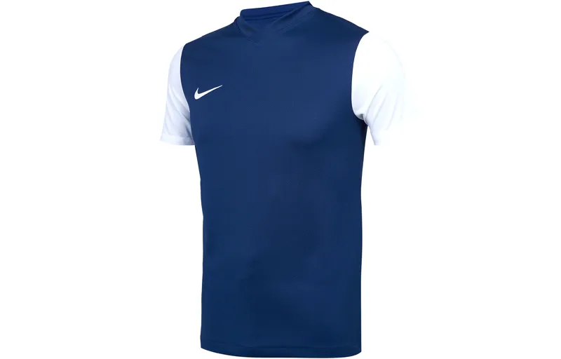 Nike T-Shirts Men's Navy Blue V-neck Moderate Straight Fit