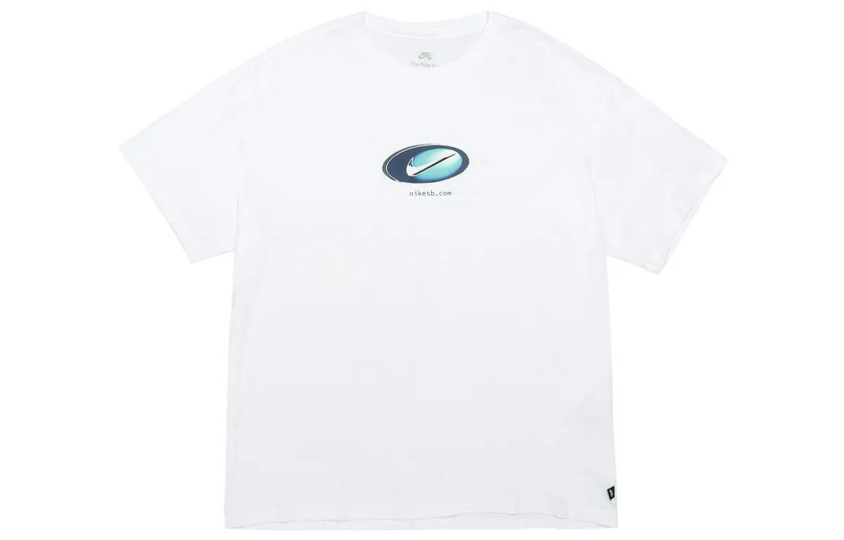 Nike Drop Shoulder Sleeve T-Shirt Men's White