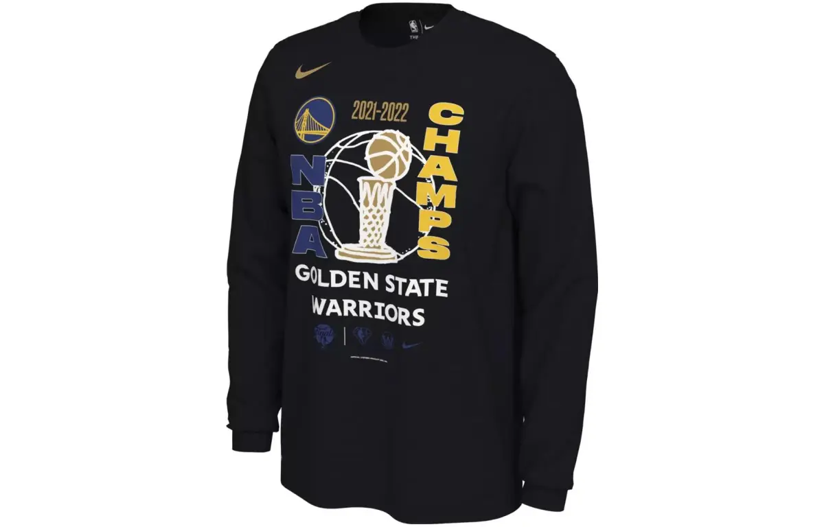 Nike X NBA T-Shirts Men's Black Crew Neck Moderate