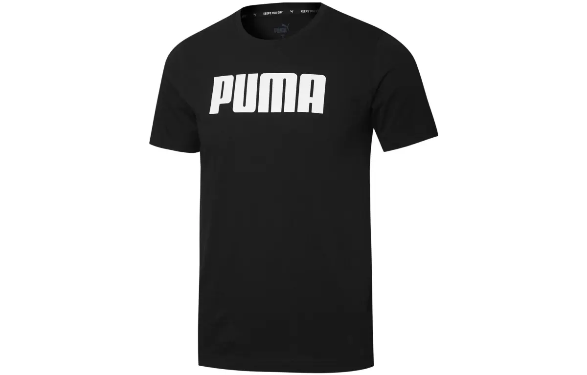 PUMA T-Shirts Men's Crew Neck Moderate Straight Fit