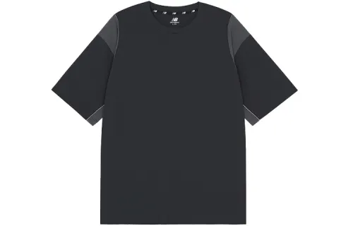 New Balance New Balance Japan T Shirts Men's Gray Crew Neck Moderate Straight Fit