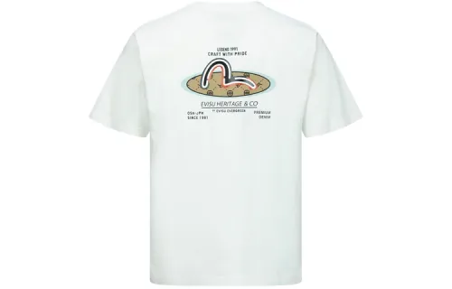 EVISU Logo-print Cotton T-shirt