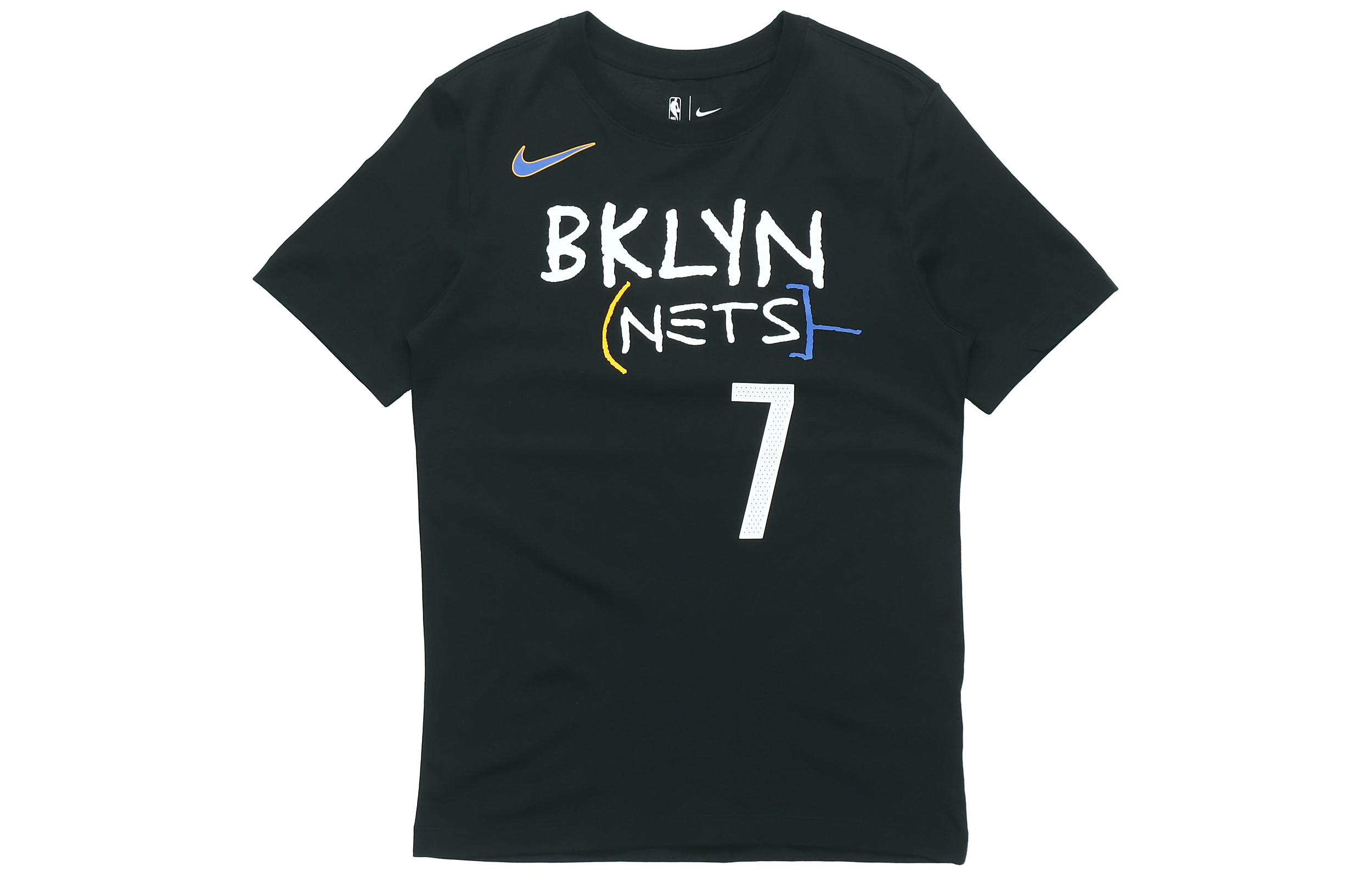 Nike Sports basketball breathable black short sleeve T-shirt with a round collar, for running