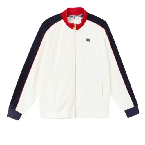 FILA Jackets Men's Beige Stand Collar Moderate Other