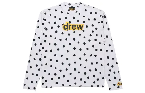 Drew House Letter Logo Series T Shirt Unisex White
