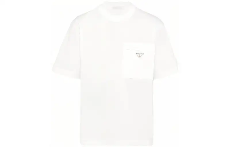 PRADA Logo Patch Pocket T-Shirt
