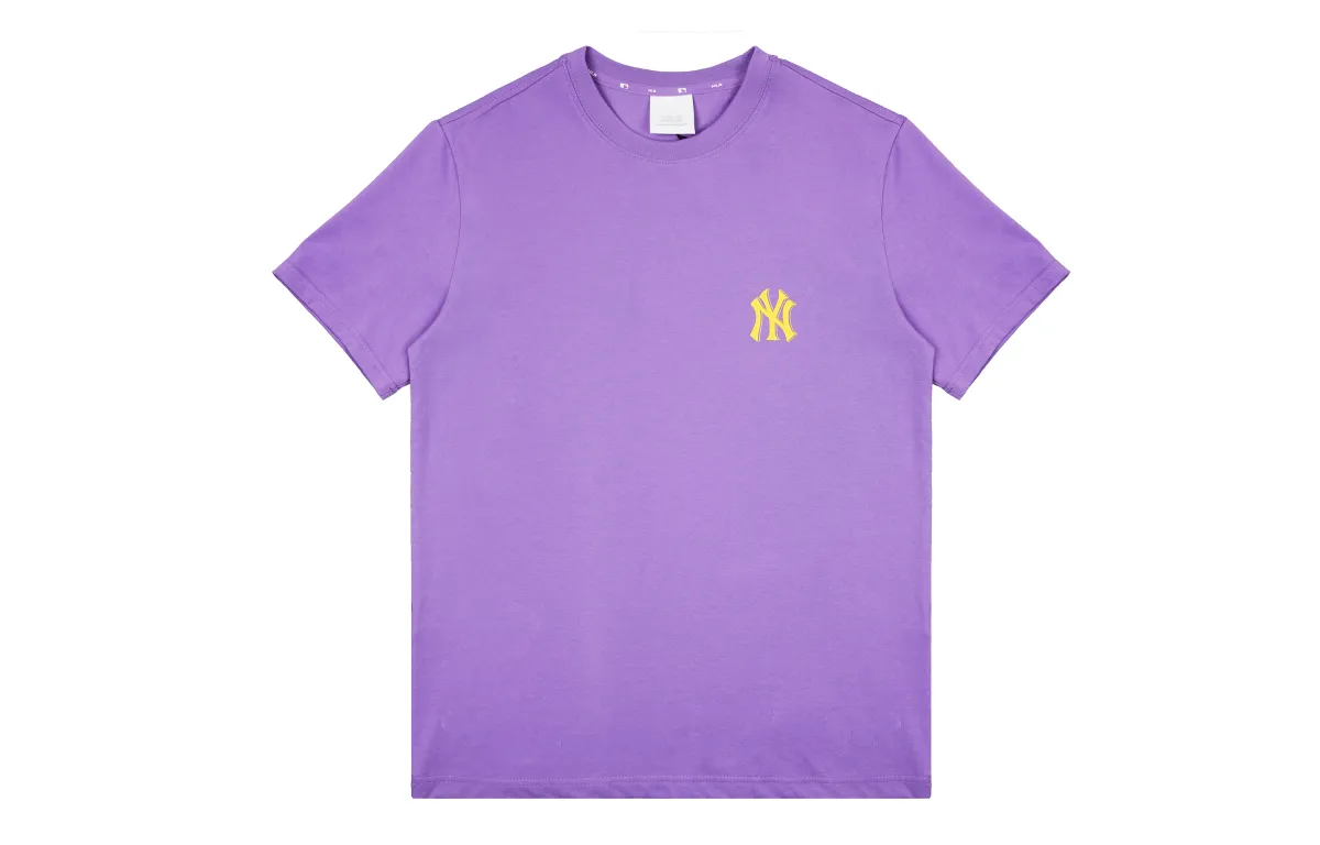 MLB Set in Sleeve T Shirt Unisex Purple