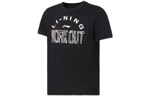 Li Ning Fitness Series T Shirt Men's Black