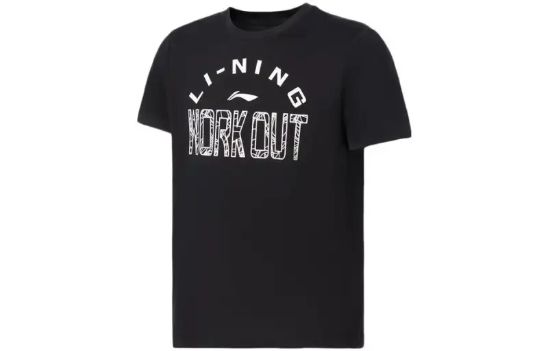 Li Ning Fitness Series T Shirt Men's Black