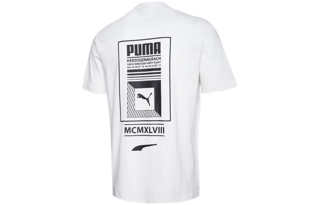 PUMA T-Shirts Men's Crew Neck Moderate