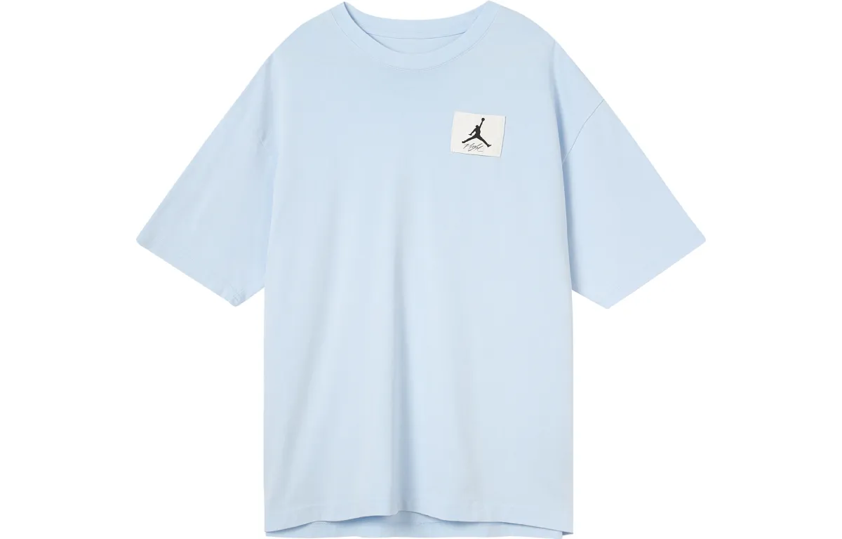 Jordan Drop Shoulder Sleeve T-Shirt Men's Ice Blue