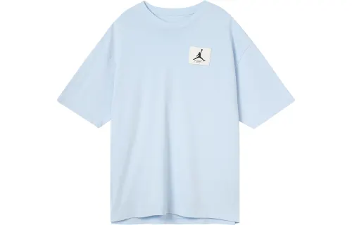 Jordan Drop Shoulder Sleeve T-Shirt Men's Ice Blue