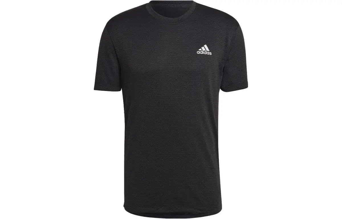 Adidas T-Shirts Men's Black Crew Neck Moderate